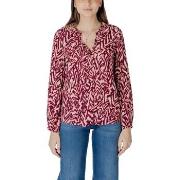 Blouse Street One Buttoned tunic blouse w collar 345323