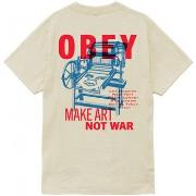 T-shirt Obey printing press make art