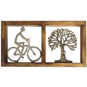 Beeldjes Signes Grimalt Wandornament Figuur S/Fiets En Boom