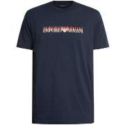 Pyjama's / nachthemden Emporio Armani Lounge Echo-logo T-shirt