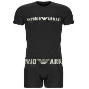 Pyjama's / nachthemden Emporio Armani T-SHIRT + TRUNK SET