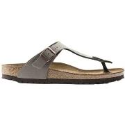 Sandalen BIRKENSTOCK Gizeh Nobuck Birko-Flor Regular - Stone