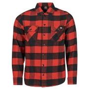 Overhemd Lange Mouw Dickies NEW SACRAMENTO SHIRT RED