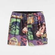 Zwembroek Vans Primary crazy print loose elastic boards