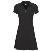 Korte Jurk Tommy Jeans TJW F F RIB POLO DRESS EXT