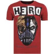 T-shirt Korte Mouw Local Fanatic Hero Mask Zomer B
