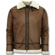 Leren Jas Tony Backer Lammy Coat Shearling Jacket