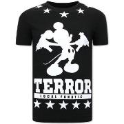 T-shirt Korte Mouw Local Fanatic Terror Mouse