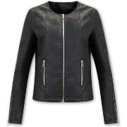 Blazer Bludeise Nep Leren Jasje