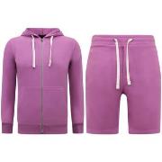 Trainingspak Enos Hoodie Rits Nette Jogging Shorts