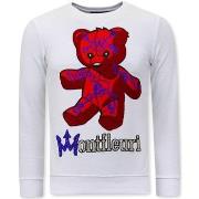 Sweater Tony Backer Print Teddy Bear