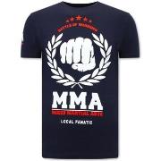 T-shirt Korte Mouw Local Fanatic MMA Fighter