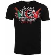 T-shirt Korte Mouw Local Fanatic I Love Turkey