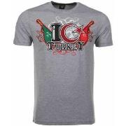 T-shirt Korte Mouw Local Fanatic I Love Turkey