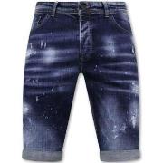 Korte Broek Local Fanatic Men's Paint Splatter Stoashed Short