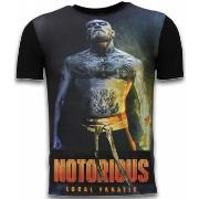 T-shirt Korte Mouw Local Fanatic Conor Rhinestone