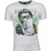 T-shirt Korte Mouw Local Fanatic Scarface Made To Get Paid Print
