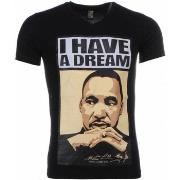 T-shirt Korte Mouw Local Fanatic Martin Luther King I Have A Dream