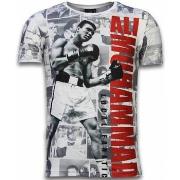 T-shirt Korte Mouw Local Fanatic Muhammad Photocollage Digital