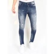 Skinny Jeans Mario Morato Stoashed Spijkerbroek Scheuren MM