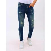 Skinny Jeans Mario Morato Spijkerbroek Gaten Stretch MMS