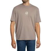 T-shirt Korte Mouw EAX T-shirt met geborduurd centraal logo