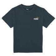 T-shirt Korte Mouw Puma ESS 2 COLOR Small No. 1 Logo Tee