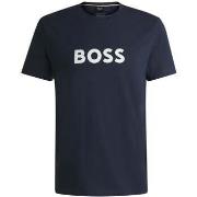 T-shirt Korte Mouw BOSS Contrast Logo RN T-Shirt Navy