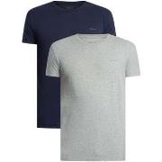 Pyjama's / nachthemden Gant Set van 2 lounge T-shirts met ronde hals