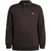 Polo Shirt Lange Mouw Lacoste Geribbeld katoenen poloshirt