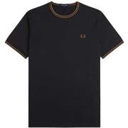 T-shirt Korte Mouw Fred Perry Fp Twin Tipped T-Shirt