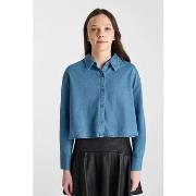 Blouse Le Temps des Cerises Overhemd van jeans ALBERTAG