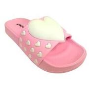 Teenslippers Nicoboco Playa niña love rosa