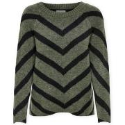 Trui Only Eliza Knit - Lizard/Black