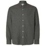 Overhemd Lange Mouw Selected Noos Regnoah Shirt - Gray Flannel