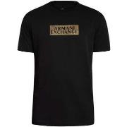 T-shirt Korte Mouw EAX T-shirt met diagonaal logo