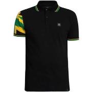 Polo Shirt Korte Mouw Trojan Piqué poloshirt met vlagmouwen