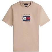 T-shirt Korte Mouw Tommy Hilfiger LINEAR FLAG GRAPHIC TEE