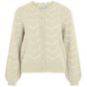 Vest Vila Cardigan Tuli L/S - Super Light Natural Melange