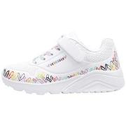 Lage Sneakers Skechers UNO LITE - HEART CRAZE