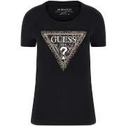 T-shirt Korte Mouw Guess Ss Cn Triangle Python Tee