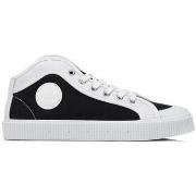 Hoge Sneakers Sanjo K100 Cordura - Black White