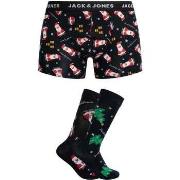 Boxers Jack &amp; Jones Ho Ho Ho Trunks 2 Pack Sokken Geschenkdoos