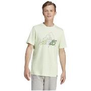 T-shirt Korte Mouw adidas Illustration Bos