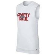 T-shirt Korte Mouw Nike Air Jordan Sportswear Double-layer Gravity