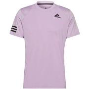 T-shirt Korte Mouw adidas Club 3 Stripes