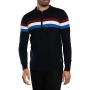 Vest Trojan Colour Block Polo met lange mouwen en rits
