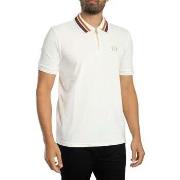 Polo Shirt Korte Mouw Sergio Tacchini Mahony Velours 1/4 Zip Poloshirt