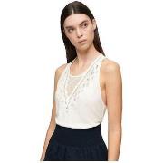 Blouse Superdry Débardeur avec détails en dentelle