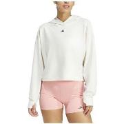 Sweater adidas Sweat à capuche Power Hoodie blanc ample femme